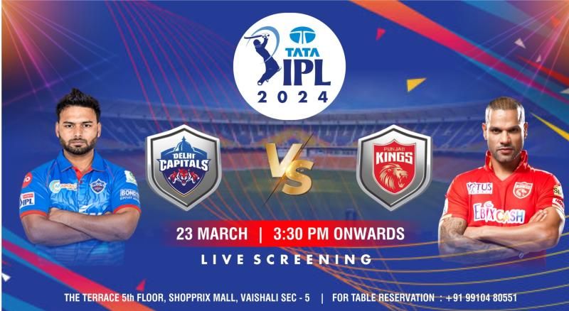 Punjab Kings and Delhi Capitals: IPL 23 March 2024 Opener