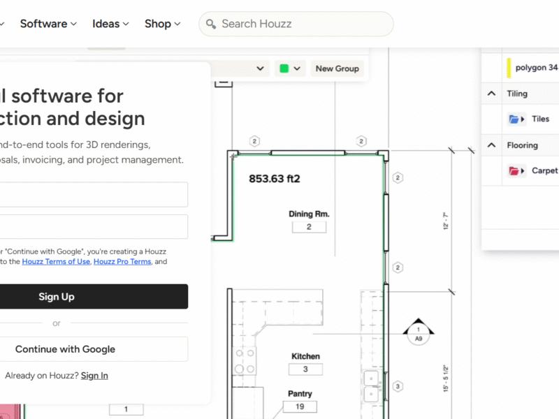 Houzz: Design Ideas, Pros, and Renovation Software